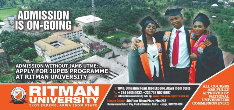 Ritman University Post UTME Form 2024/2025 is Out [UPDATED]