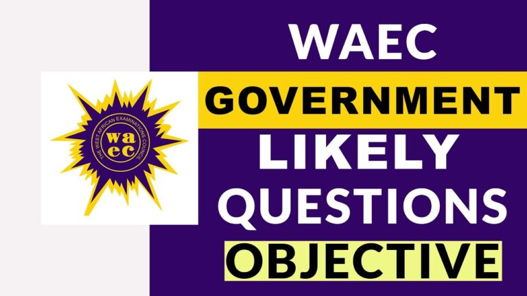 Government WAEC Past Questions 2024 [UPDATED]