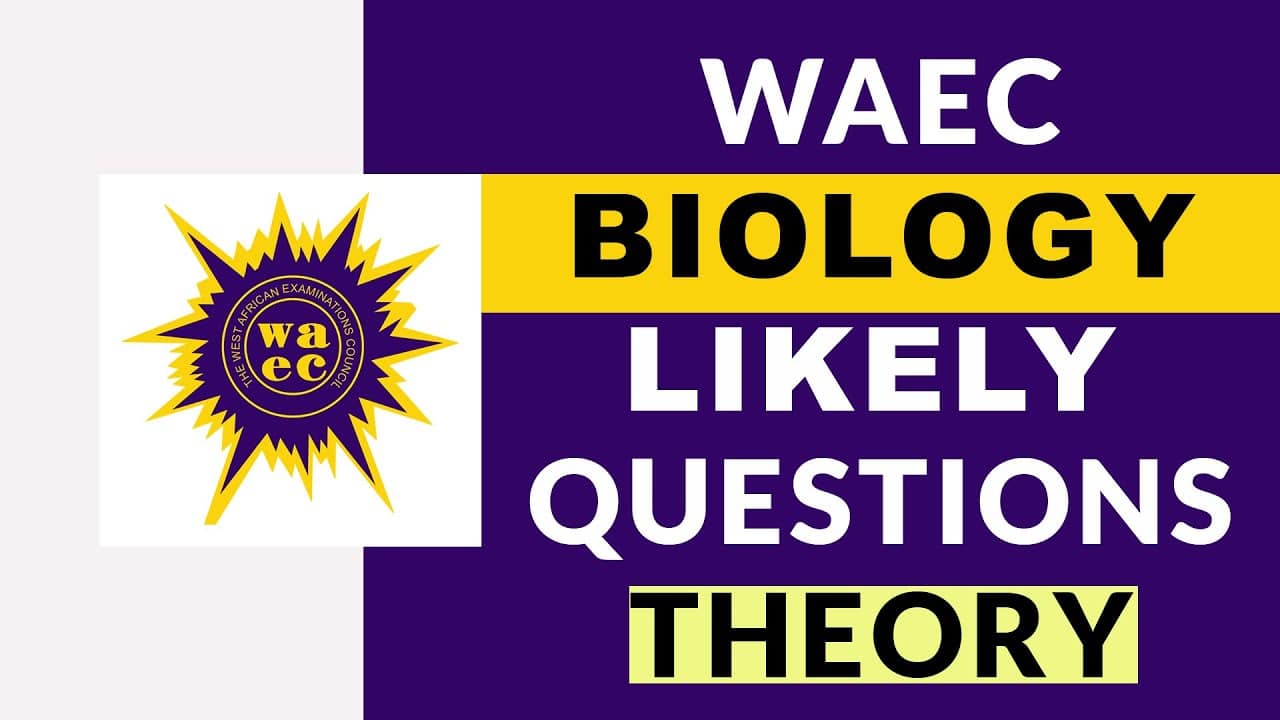 Biology Past Questions For WAEC