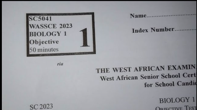 WASSCE/WAEC Biology past questions