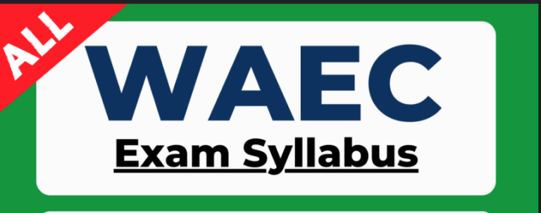 WAEC Accounting Syllabus (FOR GCE)