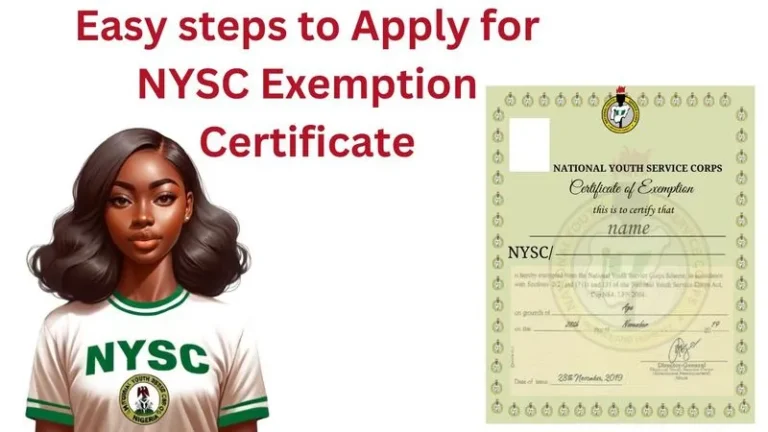 How To Apply For NYSC Exemption Letter