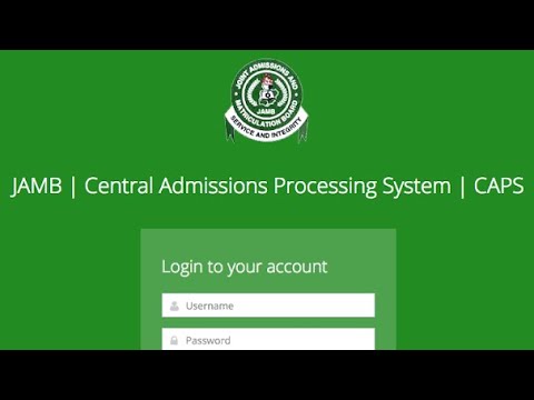 How To Check Your Admission On Jamb Caps